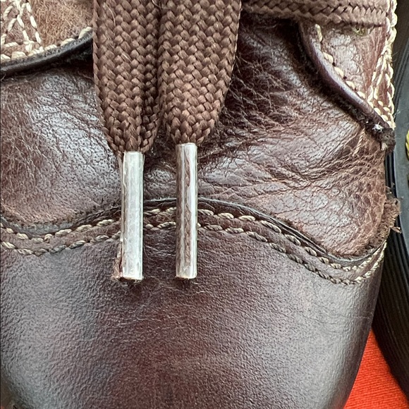 Dr. Martens Brown Leather Women's Oxfords - Picture 10 of 11